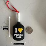 Pickleball Gifts Pickleball Ornament 2025 - Gift Ideas for Pickleball Lovers, Pickleball Accessories, Stocking Stuffers, Miniature Pickleball Paddle to Hang on Chrtistmas Tree, 4 Inches