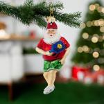 Kurt Adler 5-inch Noble Gems™ Pickleball Santa Ornament