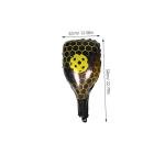 Beaupretty 10pcs Foil Pickleball Racket Balloons Yellow Sports Themed Party Decorations for Birthday Shower Supplies