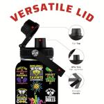 Xtmunole Pickleball Water Bottle 32oz Stainless Steel Tumbler Insulated Bottles For Men Women Pickleball Gifts For Pickleball Lover Player Fan Coach