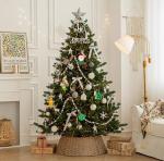 Pickleball Christmas Tree Ornaments, 12-Piece Wooden Set – Approx 8cm Festive Charm