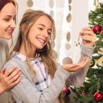 Abilat Acrylic Pickleball Paddle Ornaments - Christmas Tree Wreath Hanging Decorations, Xmas Holiday New Year Gifts for Pickleball Lovers