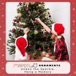 MAPDTWO Pickleball Ornament 2025 - Pickleball Gifts - Pickle Ball Ornaments for Christmas Tree - Funny Pickleballs Sports Gifts for Women, Men, Lovers, Players - 2 Layered Wood Christmas Ornament