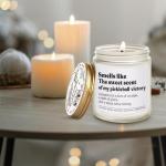 Pickle Candles Pickleball Gifts for Women, Funny Gifts for Pickle Ball Lovers, Players, Fans, Sports, The Sweet Scent of My Pickleball Victory Lavender Wood Wild Apple Eucalyptus Scent Candle 9OZ