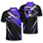 DnDeez Custom Pickleball Shirt, Personalized Team Name Polo for Men A, Small, Abstract