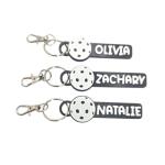 Personalized Pickleball Keychain - Custom Name Keychain, Pickleball Bag Tag