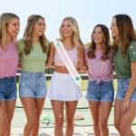 Serencatcher Pickleball Birthday Sash for Girl, Pink Green Pickleball Birthday Girl Sash Glitter Letter Satin with Gold Pin for Sport Theme Party Favors Accessories Decorations