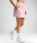 SANTINY 16" Skorts for Women with 4 Pockets High Waisted Stretchy Pickleball Casual Tennis Skirt Athletic Golf Skort(Pink Paisley_M)