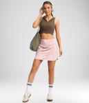 SANTINY 16" Skorts for Women with 4 Pockets High Waisted Stretchy Pickleball Casual Tennis Skirt Athletic Golf Skort(Pink Paisley_M)