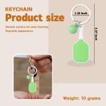 Green Pickleball Keychain Charm for Purse Bag Accessories for Women Men Sports Pickleball Themed Gifts for Women Men Friend Pickle Ball Lover Birthday Gifts for Boys Son Daughter Pickle Ball Gift Idea