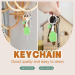 Green Pickleball Keychain Charm for Purse Bag Accessories for Women Men Sports Pickleball Themed Gifts for Women Men Friend Pickle Ball Lover Birthday Gifts for Boys Son Daughter Pickle Ball Gift Idea