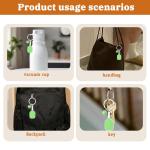 Green Pickleball Keychain Charm for Purse Bag Accessories for Women Men Sports Pickleball Themed Gifts for Women Men Friend Pickle Ball Lover Birthday Gifts for Boys Son Daughter Pickle Ball Gift Idea