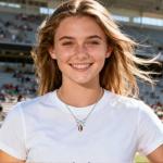 Kenailw Softball/Soccer/Volleyball/Basketball/Football/Tennis/Pickleball Necklace for Team Coach Player, Sports Lovers Accessories Jewelry Christmas Gifts 16+3 Inches (Football-silver)