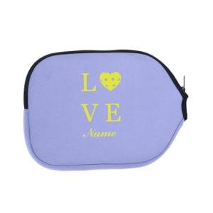 NGTSFLY Personalized Pickleball Paddle Covers with Name, Custom Pickleball Paddle Cover for Most Standard Pickball Paddles (Light Purple)