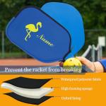 NGTSFLY Personalized Pickleball Paddle Covers with Name, Custom Pickleball Paddle Cover for Most Standard Pickball Paddles (Light Purple)