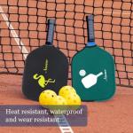 NGTSFLY Personalized Pickleball Paddle Covers with Name, Custom Pickleball Paddle Cover for Most Standard Pickball Paddles (Light Purple)