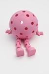 Funny Gift & Desk Ornament | Flexible Pickleball with Arms & Legs | Perfect for Pickleball Players, Coaches, and Enthusiasts (Pink)