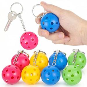 HaiFafafaing 8 Pcs Pickleball Keychain Pickleball Gifts for Women Fun Unique Pickleballs Bag Charm Team Party Favors for Players Sports Lovers