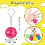 HaiFafafaing 8 Pcs Pickleball Keychain Pickleball Gifts for Women Fun Unique Pickleballs Bag Charm Team Party Favors for Players Sports Lovers