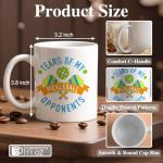 LAGZDFC Tears Of My Pickleball Ceramic Coffee Mug for Woman Men? Funny 11oz Pickle Coffee Mugs, Women Men Pickleball Gifts, Gifts Ideas for Pickleballs Lovers Coach Dad Mom