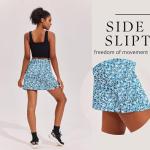 Ekouaer Golf Skorts Skirts for Women Hidden Pockets High Waisted Tennis Skort Athletic Pickleball Clothes