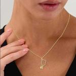 AINILOVE Pickleball Necklace for Women, Pickleball Stuff Jewelry Birthday Gifts for Womens Men Teens Sport Pickleball Accessories Gift (Pickleball Necklace)