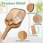 3 Pcs Pickleball Charcuterie Board Set with 2 Drink Coasters,Funny Pickleball Gifts for Men and Women,Unique Pickle ball Gift Ideas, Valentine’s Day Gifts for Players & Lovers