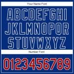 Personalized Blue and Black Baseball Jerseys for Men Women Boys Youth Adults, Custom Gradient Softball Shirts Stitched Name Logo Number, Design Sportswear Team Uniforms for Dodgeball Pickleball, S-7XL