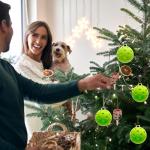 Pickleball Christmas Ornaments Set – Pack of 4 Unique Pickleball Ornaments & 2 Decorated Paddles for Tree & Party Decor – Perfect Pickleball Gifts for Women, Men, Family, and Pickleball Lovers