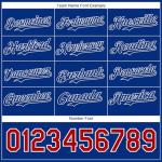 Personalized Blue and Black Baseball Jerseys for Men Women Boys Youth Adults, Custom Gradient Softball Shirts Stitched Name Logo Number, Design Sportswear Team Uniforms for Dodgeball Pickleball, S-7XL