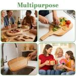 3 Pcs Pickleball Charcuterie Board Set with 2 Drink Coasters,Funny Pickleball Gifts for Men and Women,Unique Pickle ball Gift Ideas, Valentine’s Day Gifts for Players & Lovers