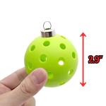 Pickleball Christmas Ornaments Set – Pack of 4 Unique Pickleball Ornaments & 2 Decorated Paddles for Tree & Party Decor – Perfect Pickleball Gifts for Women, Men, Family, and Pickleball Lovers