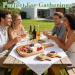 3 Pcs Pickleball Charcuterie Board Set with 2 Drink Coasters,Funny Pickleball Gifts for Men and Women,Unique Pickle ball Gift Ideas, Valentine’s Day Gifts for Players & Lovers