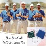 AINILOVE Gifts for Pickleball Lovers, Soccer/Baseball/Pickleball Bracelet Pickleball Stuff Jewelry Birthday Gifts for Women Men Teens Players (Baseball Bracelet Silver)