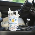 30 oz Tumbler with Handle Flip Straw Leak Proof - Pickleball Mug 30oz Tumbler Travel Coffee Mug with Handle - Birthday Gifts for Women Men Pickleball Lovers Players 30 Ounce Stainless Steel Cup