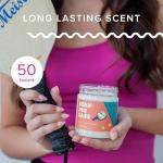 Serving Sass Soy Wax Candle – Rose, Clove & Patchouli – Pickleball Gift Candle, 9 oz Clean Burn