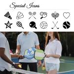 Custom Pickleball Band Personalized Paddle Name Bands Custom Silicone Ring Grip Bands for Paddles Grip on Racket Racquetball Gifts for Pickleball Lovers