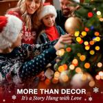 Pickleball Ornament - Christmas Tree Decor for Pickleball Enthusiasts, Fun 2025 Pickleball Christmas Ornaments for Women, Inspirational Sport Gift Ideas, Unique Paddle Design