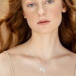 Gnamy Pickleball Necklace Gifts for Teen Girls, Dainty Cross Pendant Sport Accessories Birthday Christmas Valentines Religious Christian Jewelry Gifts for Women Pickleball Lovers Stuff 8-12 Silver