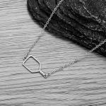 born to rally Cross Court Charmer Pickleball Necklace – Elegant Pickleball Jewelry for Women, Gift for Players & Fans