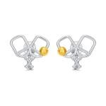 Dorunmo Pickleball Earrings S925 Sterling Silver Pickleball Stud Earrings Sports Jewelry Gifts for Women Player
