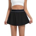 Tennis Skirts for Women Golf Mini Match Point Skirts Athletic Skorts for Workout Sports Running Pickleball Skater(Black,Small)