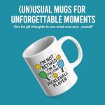 Panvola I'm Not Retired I'm A Full Time Pickleball Player Pickleball Gifts Sports Player Retired Boss Coworker Grandpa Grandma Husband Wife Dad Mom Gifts Ceramic Coffee Mug 11 oz White