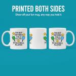 Panvola I'm Not Retired I'm A Full Time Pickleball Player Pickleball Gifts Sports Player Retired Boss Coworker Grandpa Grandma Husband Wife Dad Mom Gifts Ceramic Coffee Mug 11 oz White