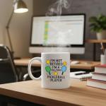 Panvola I'm Not Retired I'm A Full Time Pickleball Player Pickleball Gifts Sports Player Retired Boss Coworker Grandpa Grandma Husband Wife Dad Mom Gifts Ceramic Coffee Mug 11 oz White