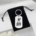 Alotozo Pickleball Gifts - Pickleball Keychain for Teens Boys, Never Give Up Inspirational Key Chain Gift for Pickleball Players Athletes, Christmas Graduation Birthday