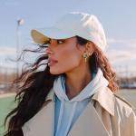 JNCTCOE 4 Pairs Cute Sports Earrings for Women, Dainty Rhinetsone Pickleball Earrings Set Dainty Statement Sports Theme Pickleball Gold Stud Earring for Women Jewelry Gifts