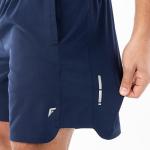 Franklin Sports Men's Nite Runner Pickleball Shorts - Quick Dry Athletic Running + Gym Shorts - Navy - Men's Medium