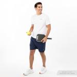 Franklin Sports Men's Nite Runner Pickleball Shorts - Quick Dry Athletic Running + Gym Shorts - Navy - Men's Medium