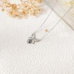 Kenailw Softball/Soccer/Volleyball/Basketball/Football/Tennis/Pickleball Necklace for Team Coach Player, Sports Lovers Accessories Jewelry Christmas Gifts 16+3 Inches (Basketball-silver)